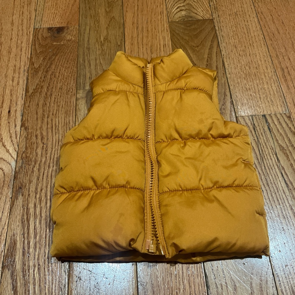 Old Navy Golden Puffer Vest